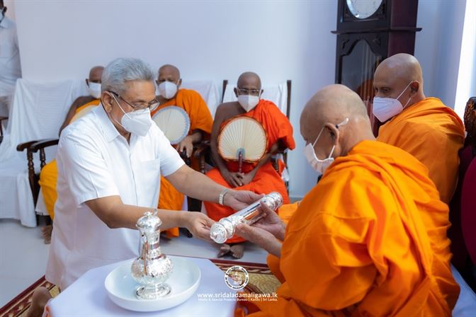 The new temple building of "Mathgamuwa temple" was declared open today