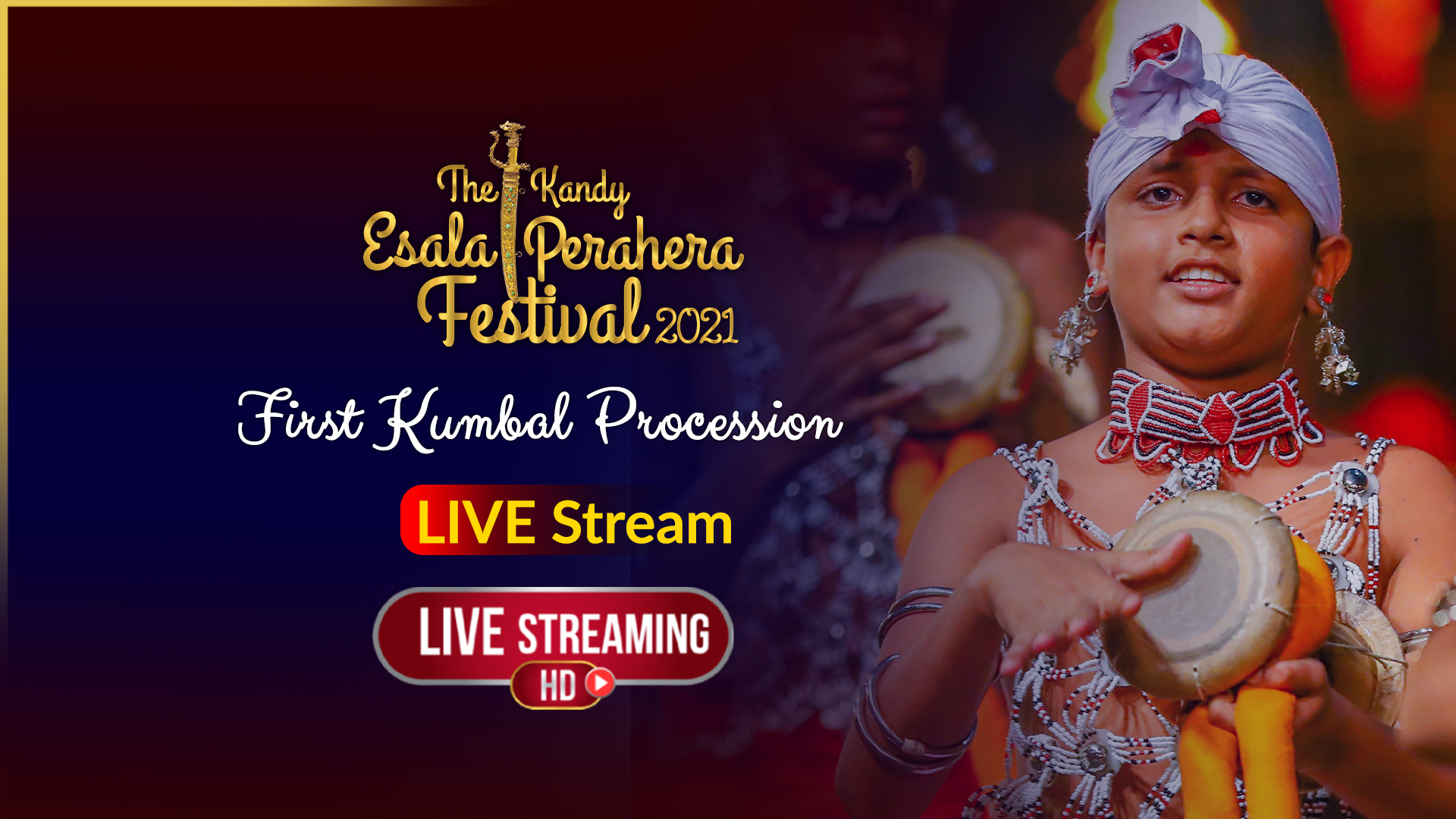 The Kandy Esala Perahera 2021 | First Kumbal Procession