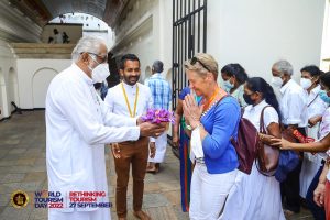 World Tourism Day 2022 celebrations that took place today at Sri Lanka's iconic Sri Dalada Maligawa