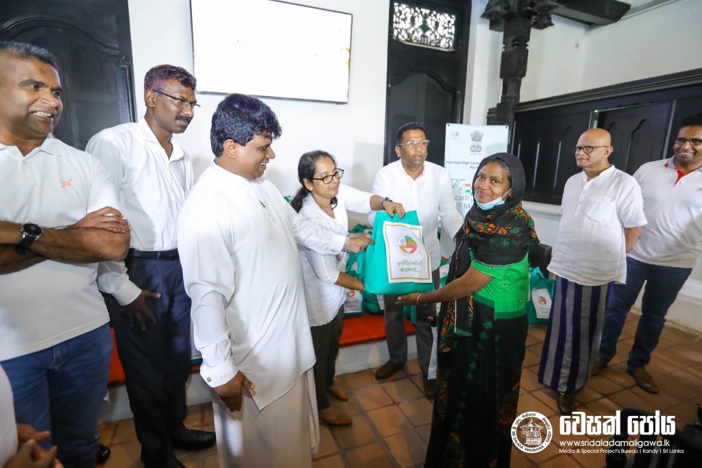 Sri Dalada Maligawa and DFCC Bank have launched another charity event today (May 05) on the full moon of Vesak, implementing the concept of "A book from us for the growth of your knowledge".